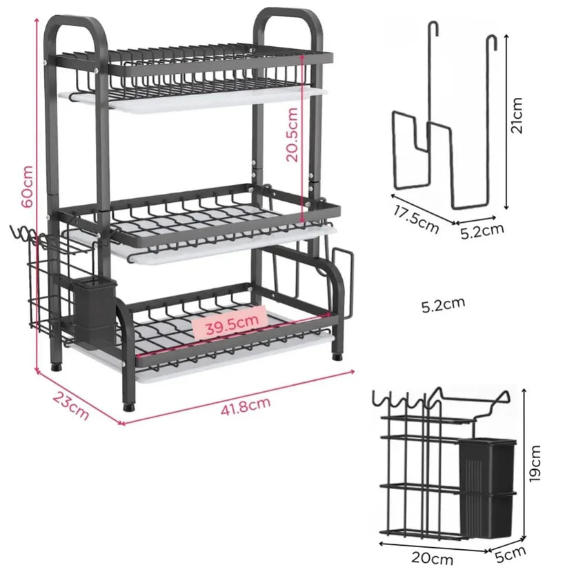 Escurridor 3 Niveles Deluxe – Estilo y practicidad en un solo producto
