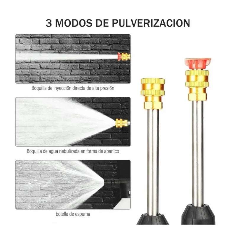 Hidrolavadora Portátil Pro– Limpieza a presión sin cables