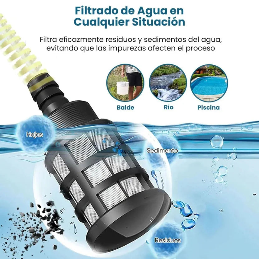 Hidrolavadora Portátil Pro– Limpieza a presión sin cables