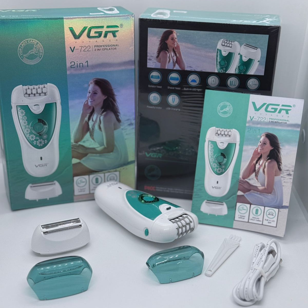 Depiladora Recargable 2en1 Vgr