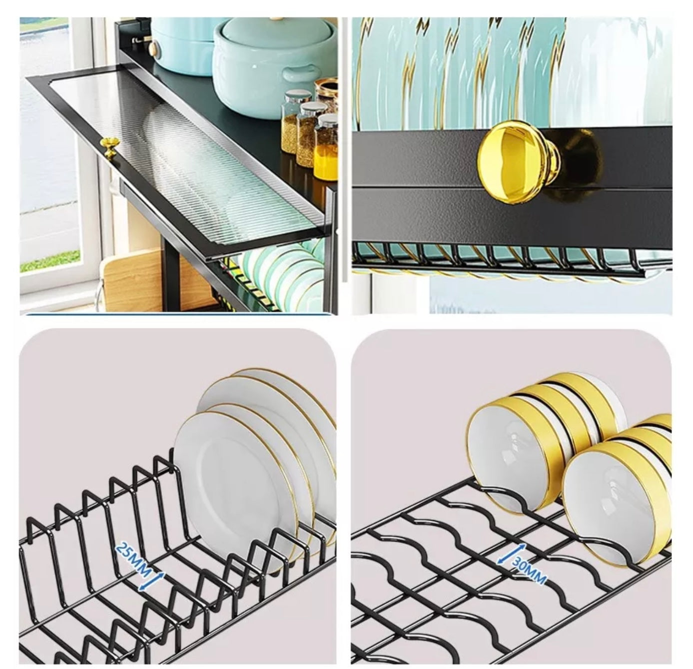 CleanNest® | ORGANIZADOR Y ESCURRIDOR DE PLATOS