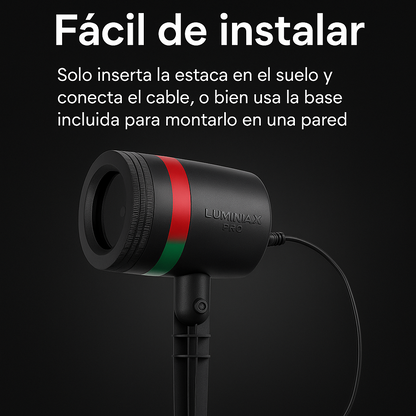 Proyector de Luz Navideña Exterior - Luminax Pro