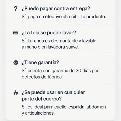 Almohadilla Térmica Comfort– Masajes y Alivio Profundo