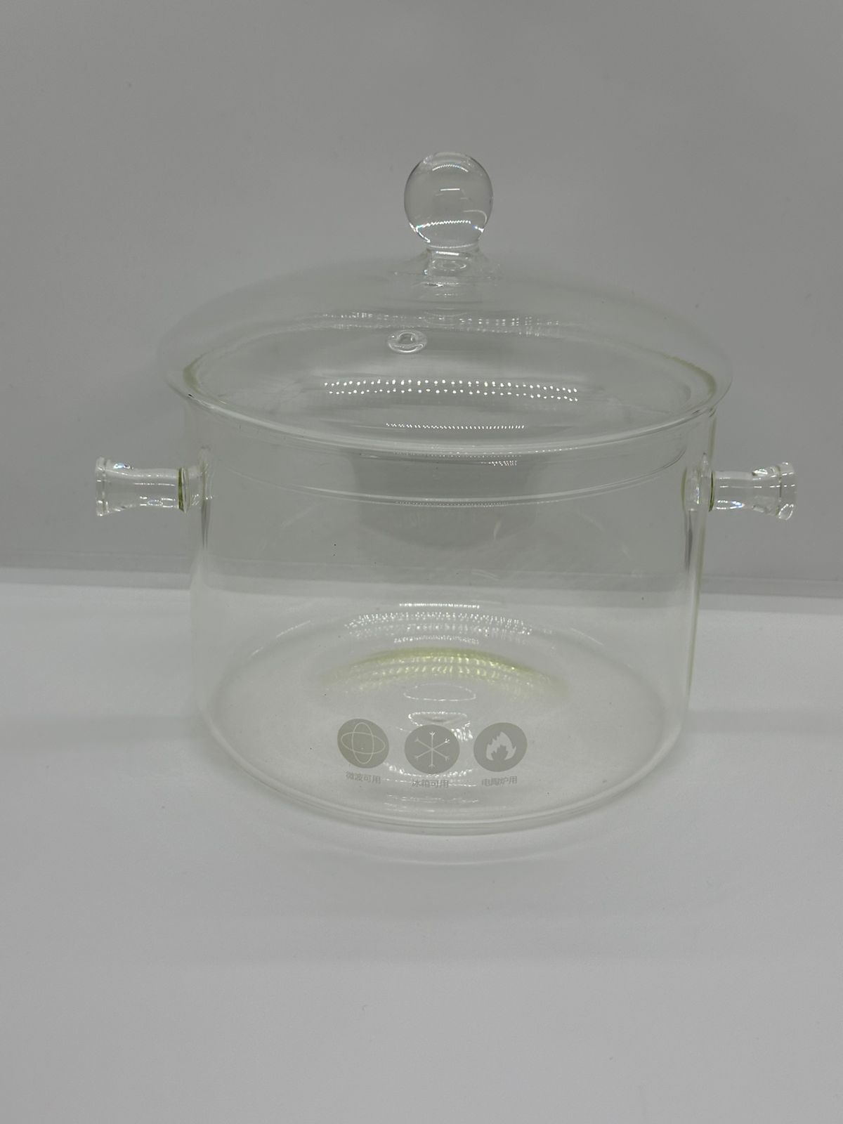 Olla De Vidrio De Borosilicato Con Tapa 1.5 Litros ® NEW