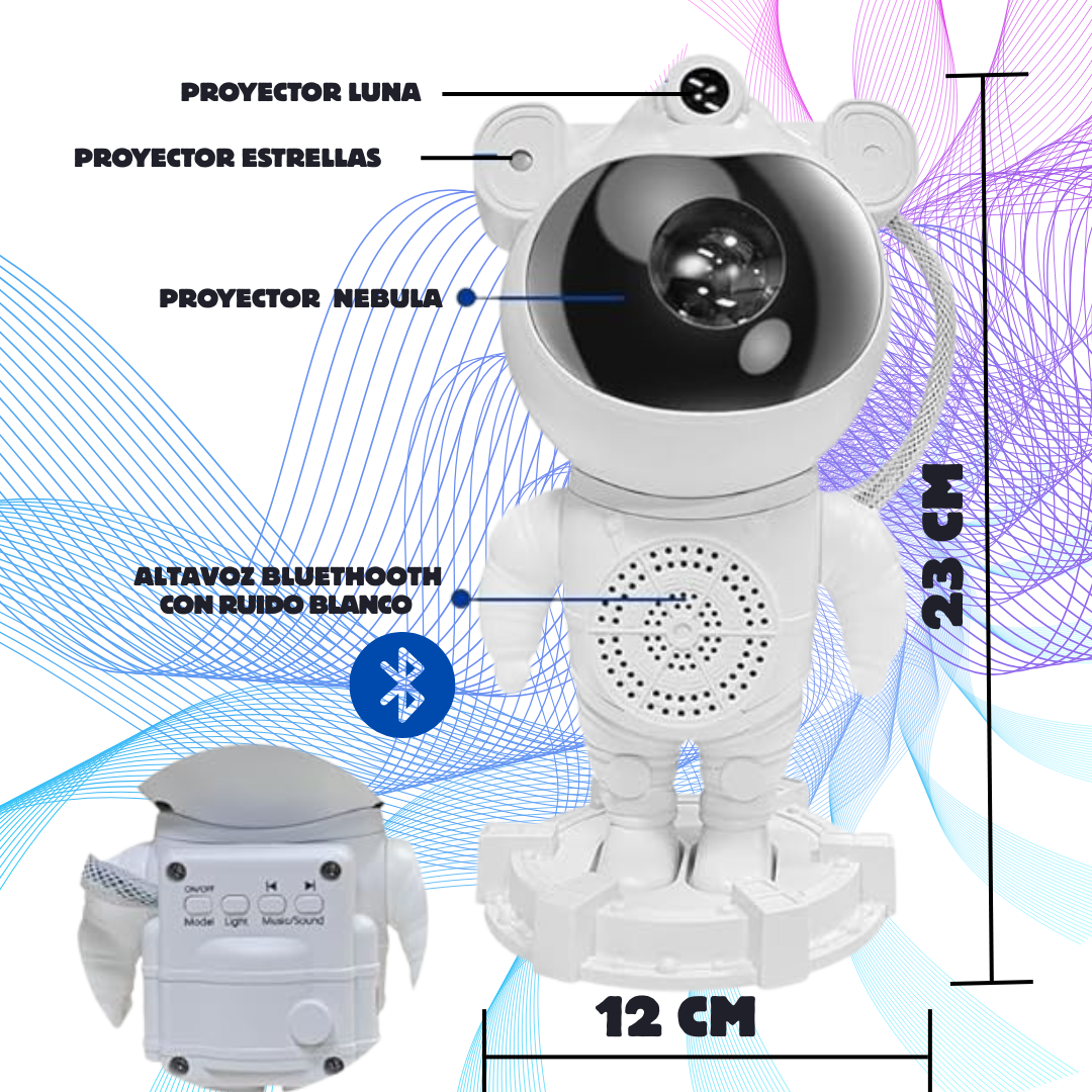 Proyector Astronauta Galaxy – El Regalo Que Todos Quieren Este Año