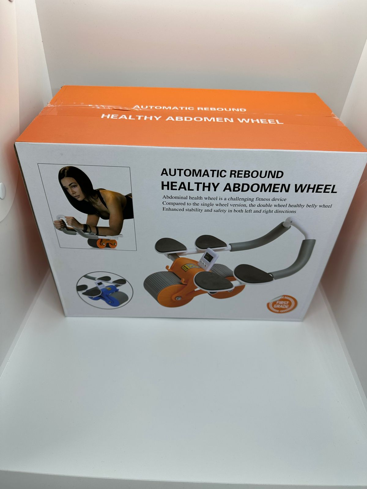 Rueda Abdominal Gym -rodillo Con Timer Digital Y Apoyo Codos ® NEW®