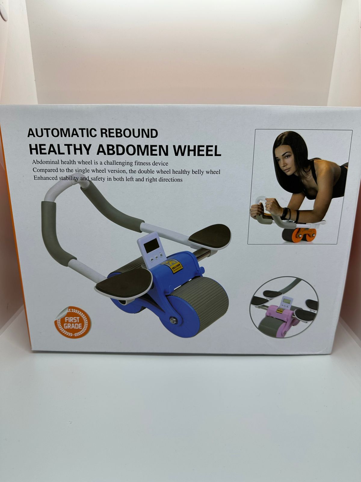 Rueda Abdominal Gym -rodillo Con Timer Digital Y Apoyo Codos ® NEW®