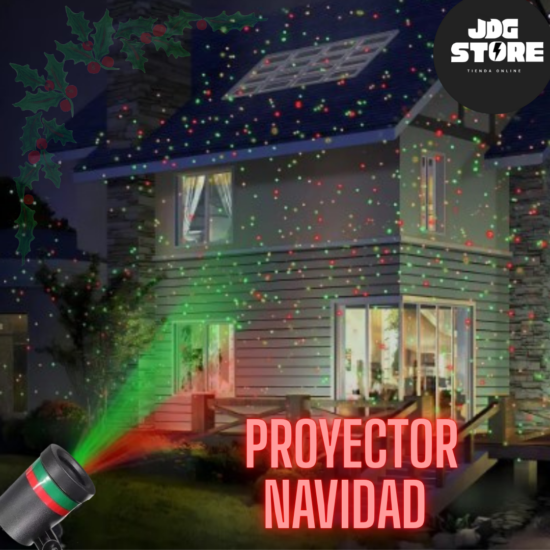 Proyector de Luz Navideña Exterior - Luminax Pro