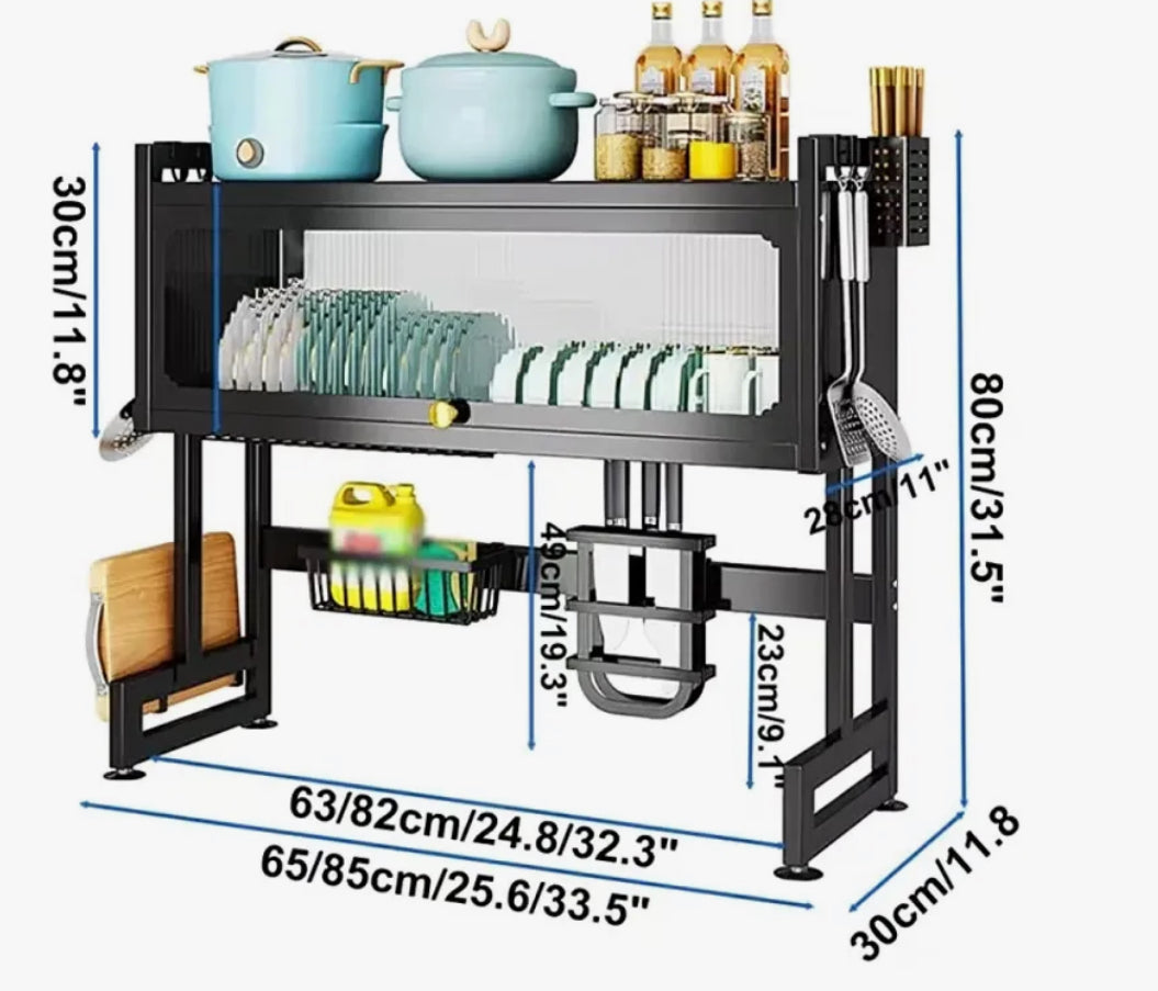 CleanNest® | ORGANIZADOR Y ESCURRIDOR DE PLATOS