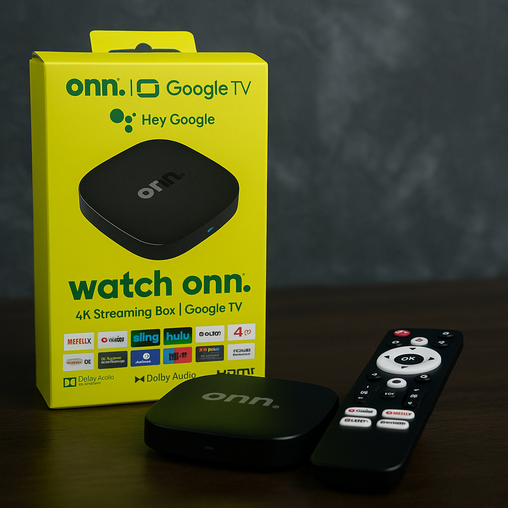ONN TV 4K- ANDROID TV - con Control Remoto por Voz Asistente de Google