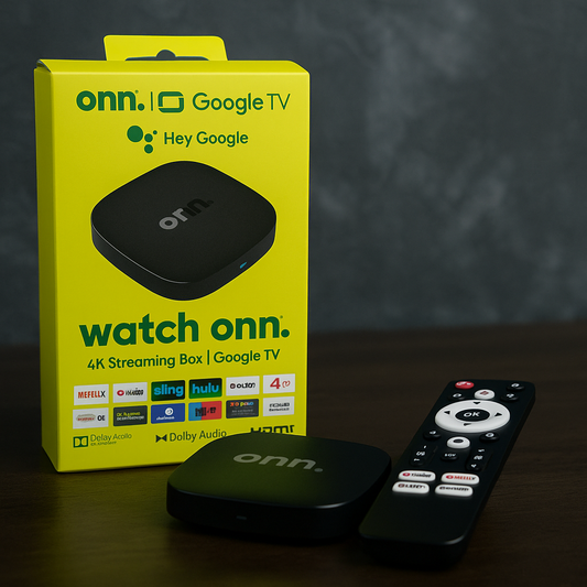 ONN TV 4K- ANDROID TV - con Control Remoto por Voz Asistente de Google