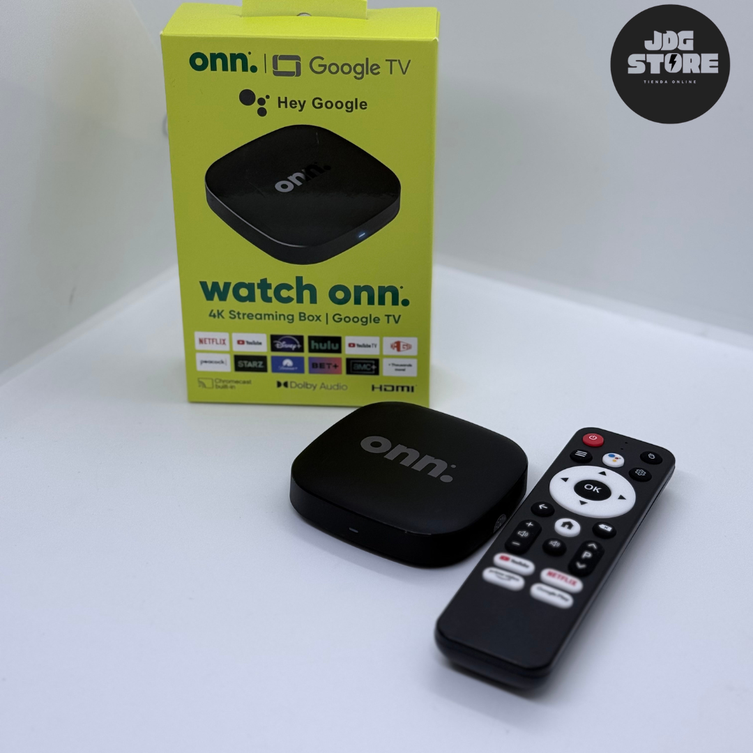 ONN TV 4K- ANDROID TV - con Control Remoto por Voz Asistente de Google