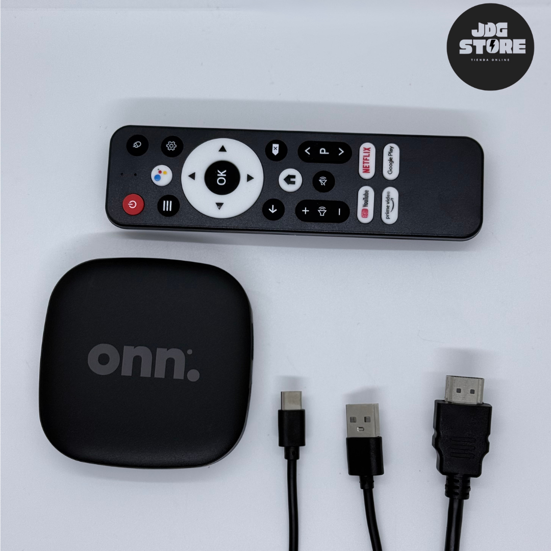 ONN TV 4K- ANDROID TV - con Control Remoto por Voz Asistente de Google