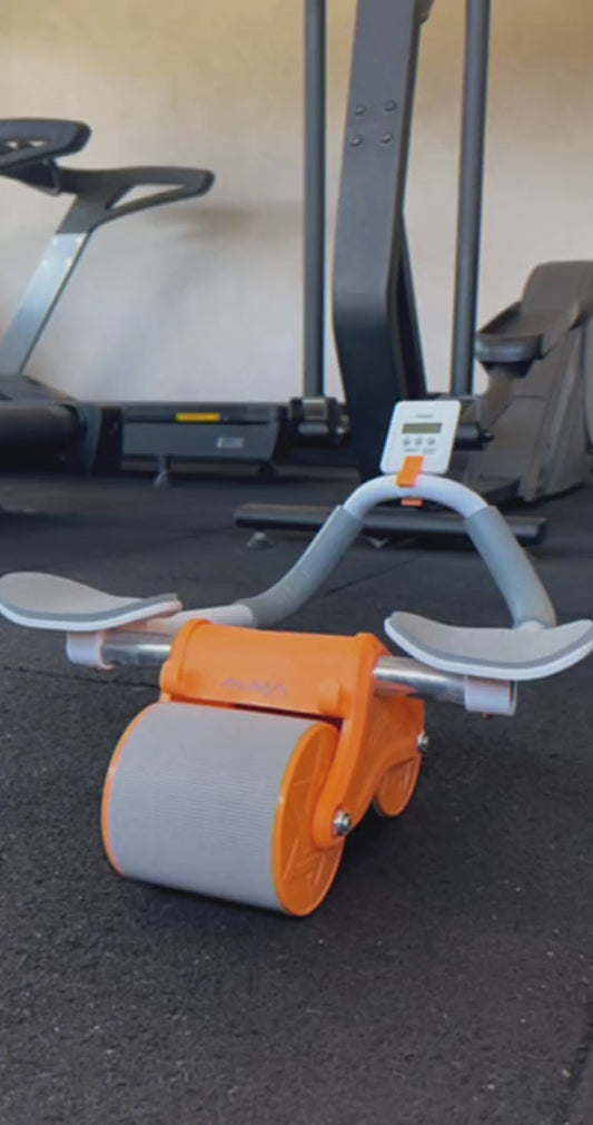 Rueda Abdominal Gym -rodillo Con Timer Digital Y Apoyo Codos ® NEW®